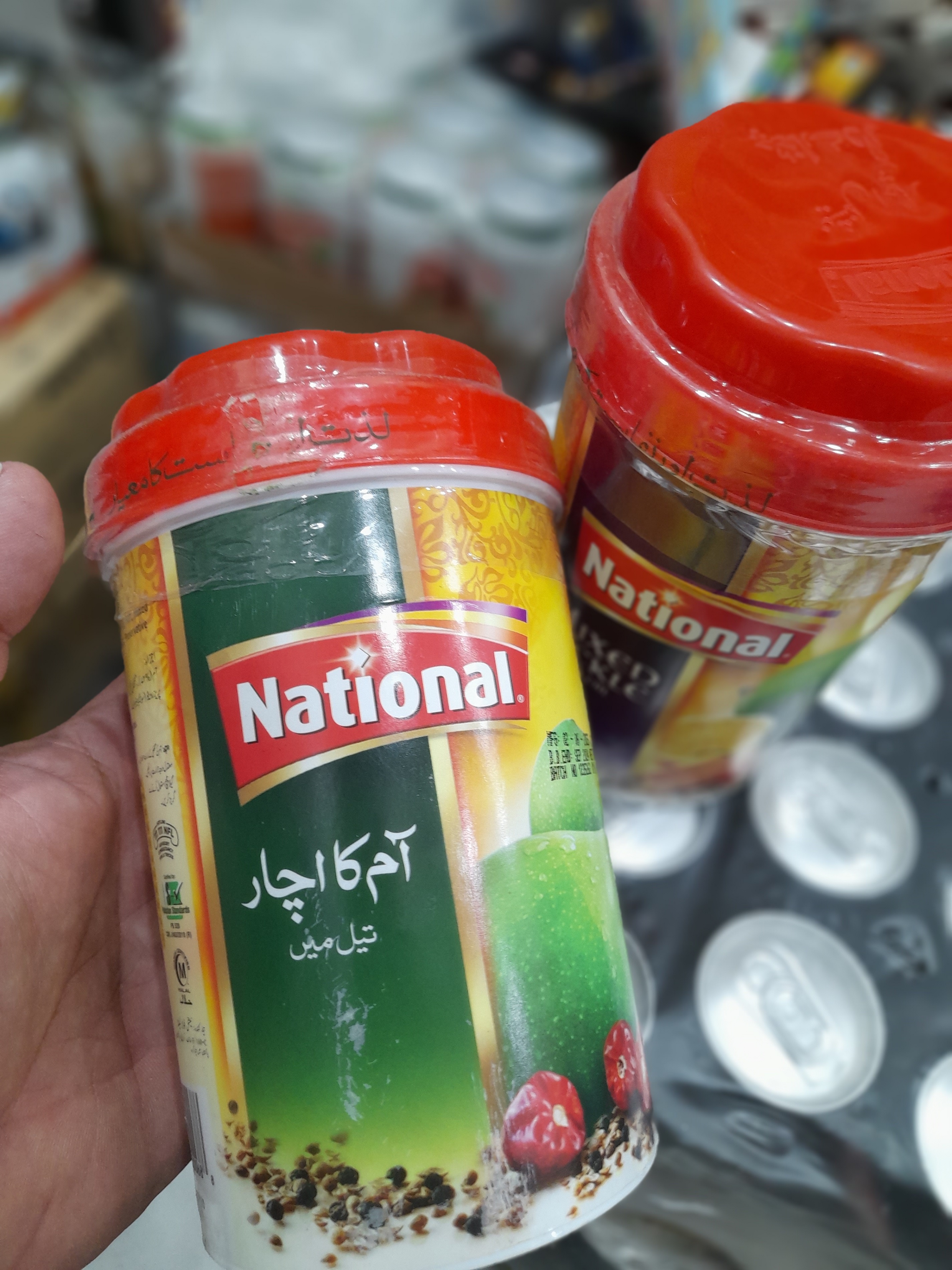 ترشی انبه کامل National سرشار از ادویه های معطر اصل پاکستان تند و آتشین گرم و پرخاصیت