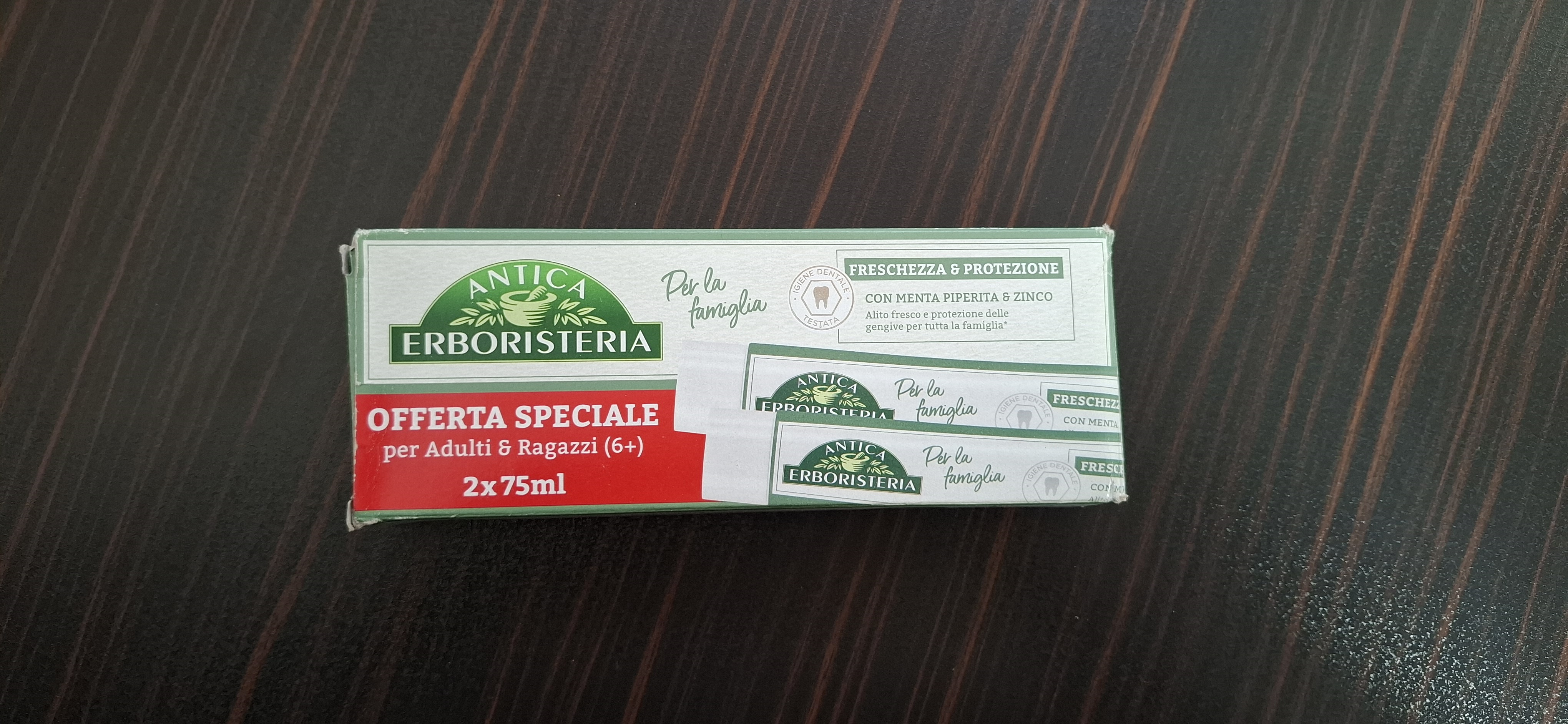خمیر دندان گیاهی دوقلو   ANTICA ERBORISTERIA محصول ایتالیا