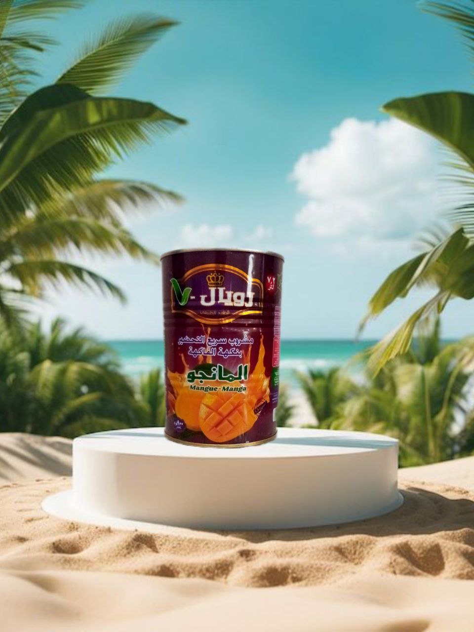 پودر شربت فوری میوه ای رویال (Royal) با طعم انبه لذیذ و درجه یک محصول امارات